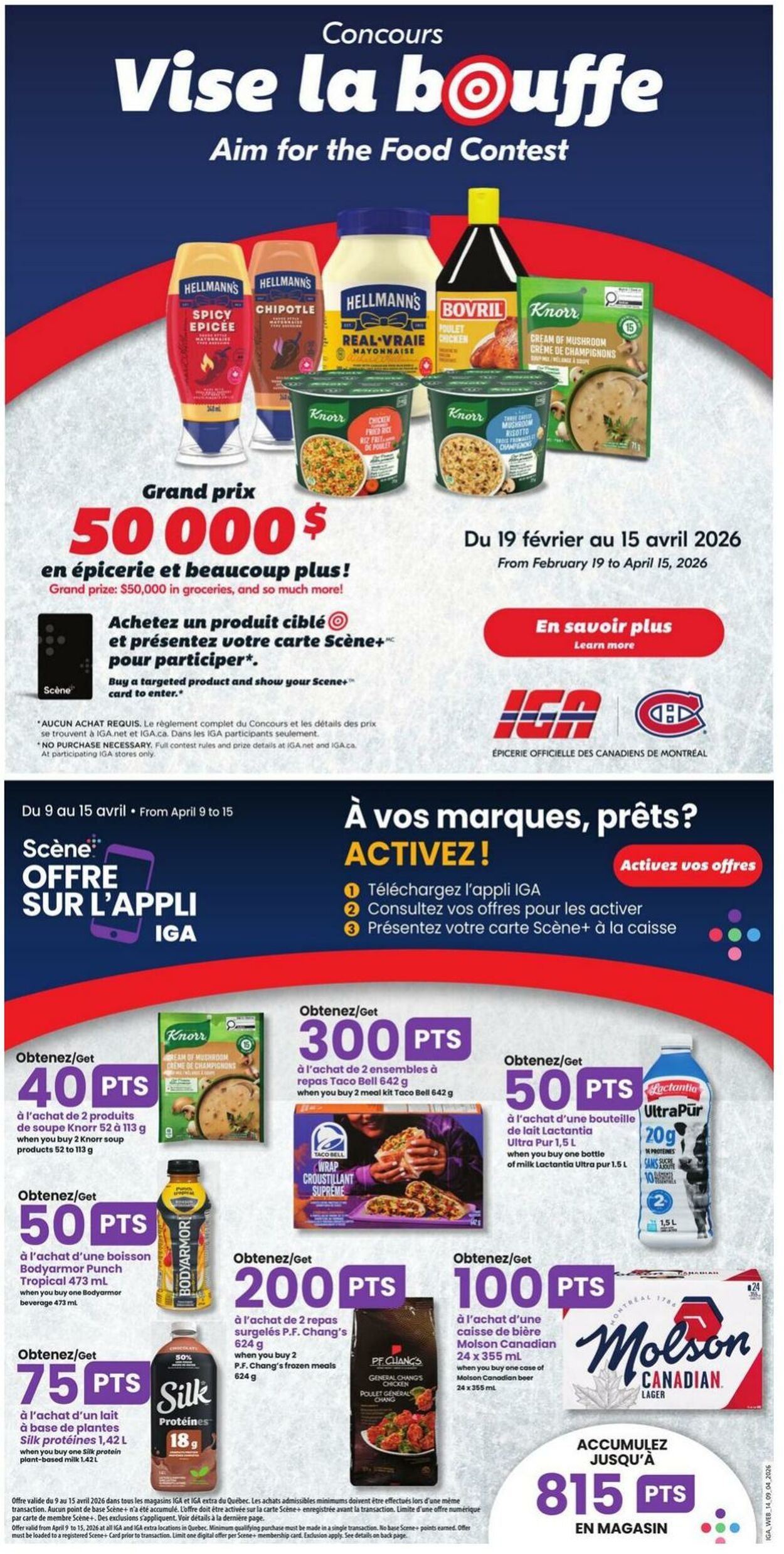 Circulaire IGA 09.04.2026 - 15.04.2026