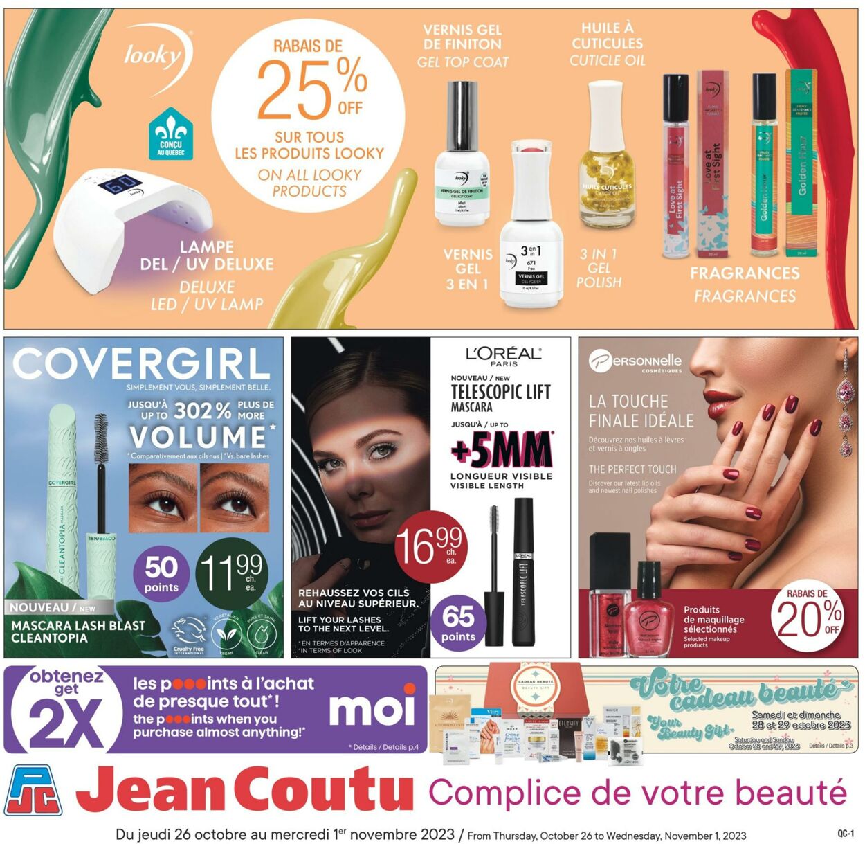 Circulaire Jean Coutu 26.10.2023 - 01.11.2023