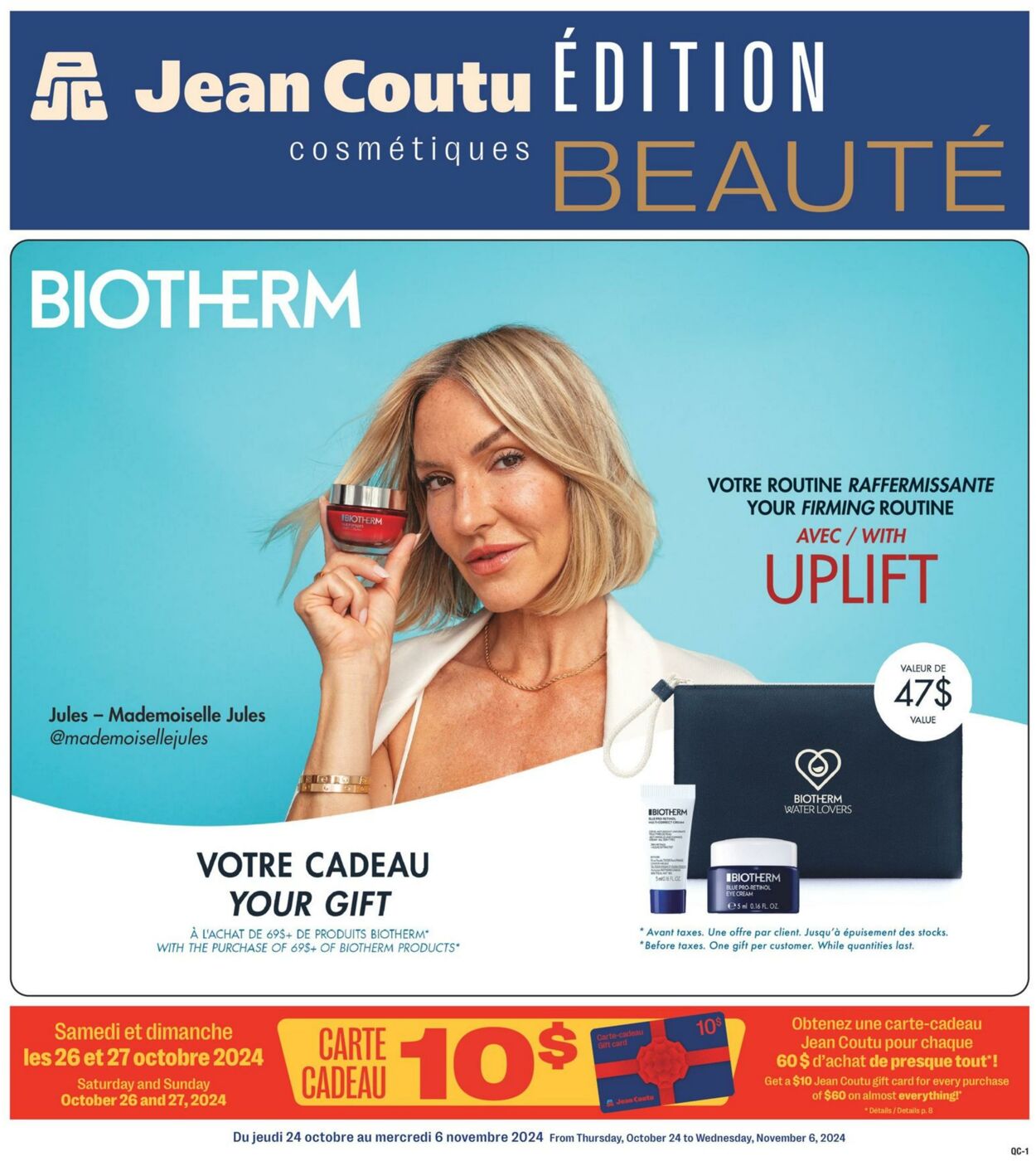 Circulaire Jean Coutu 24.10.2024 - 06.11.2024