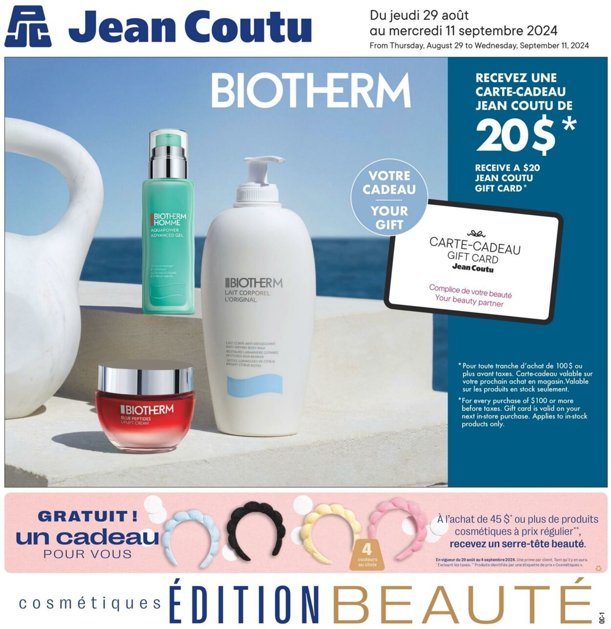 Circulaire Jean Coutu 29.08.2024 - 11.09.2024