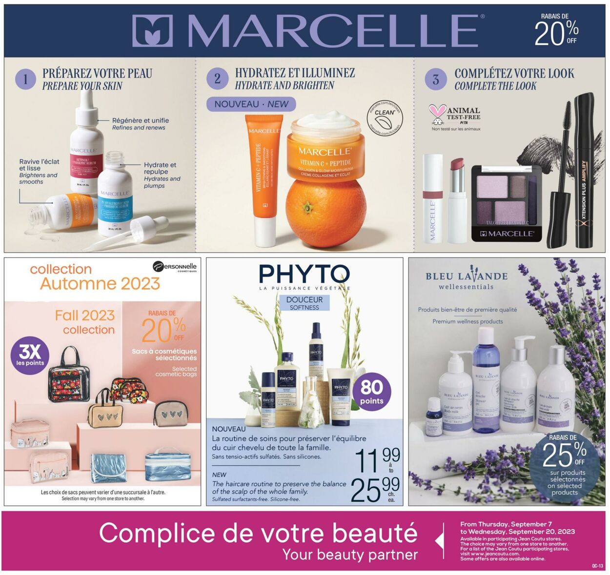 Circulaire Jean Coutu 07.09.2023 - 20.09.2023