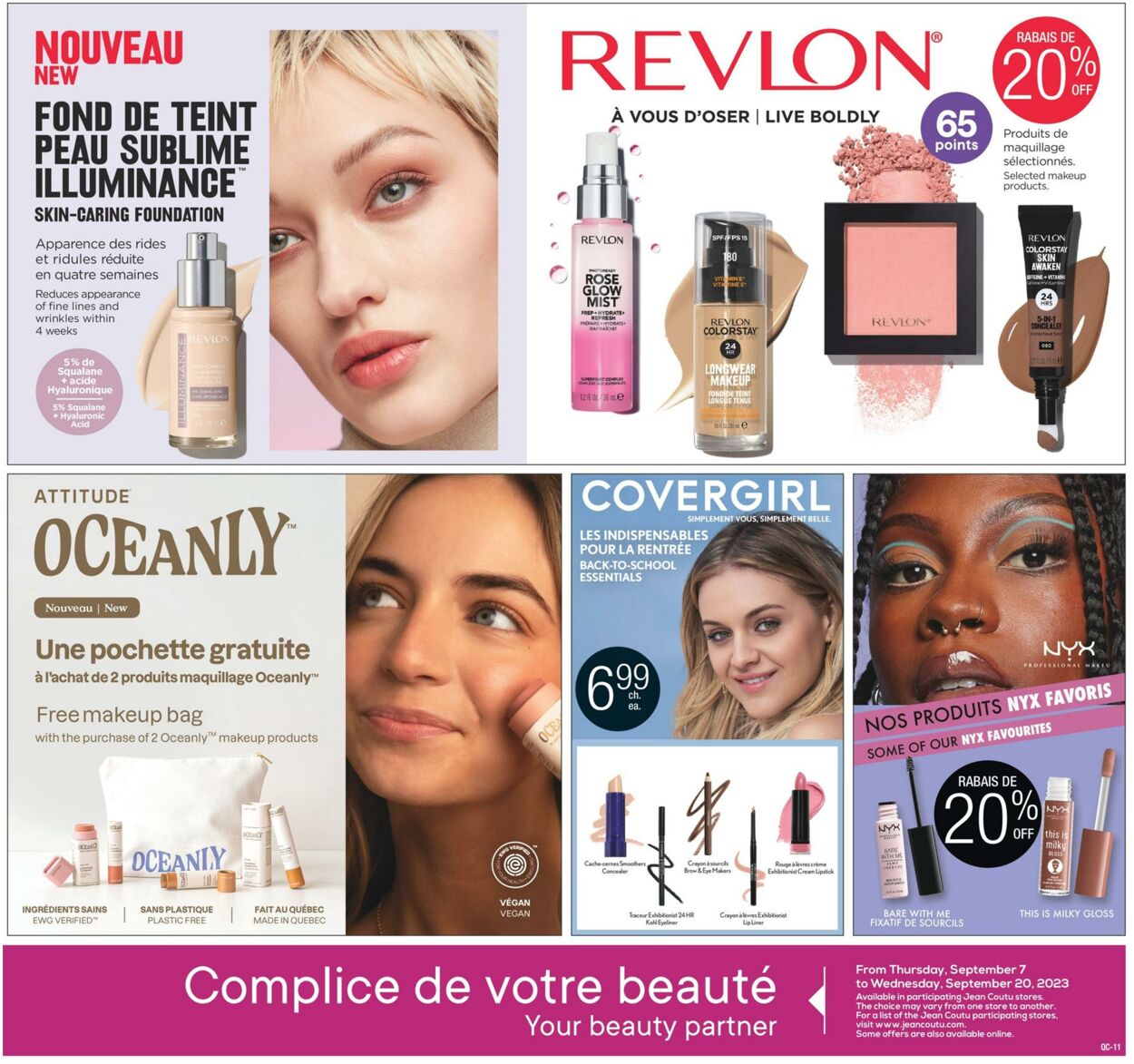 Circulaire Jean Coutu 07.09.2023 - 20.09.2023