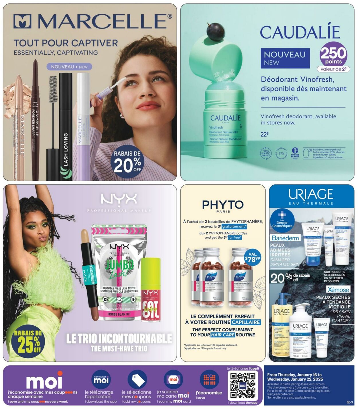 Circulaire Jean Coutu 16.01.2025 - 22.01.2025