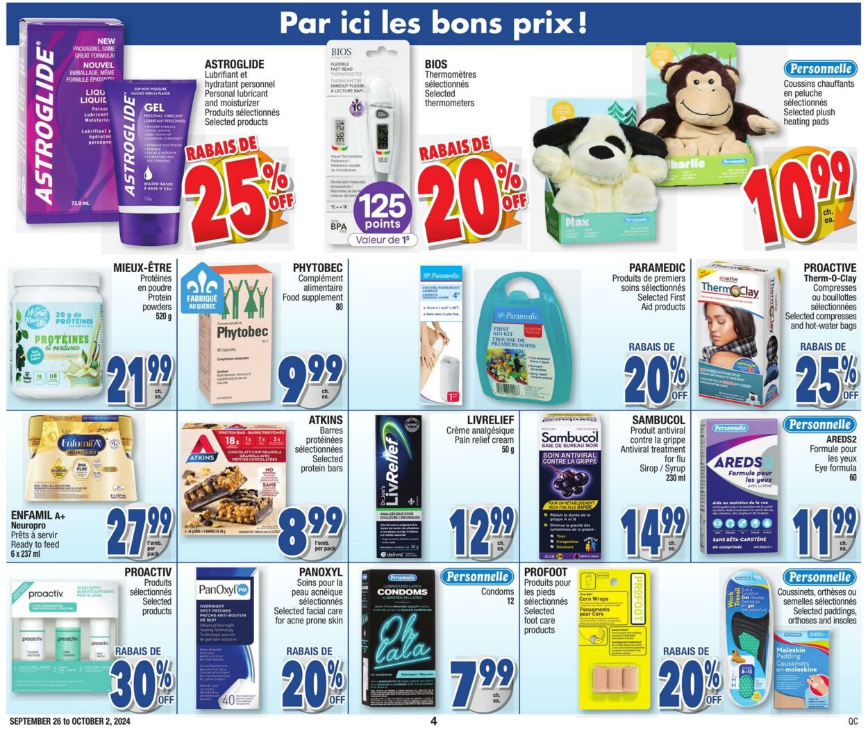 Circulaire Jean Coutu 26.09.2024 - 02.10.2024