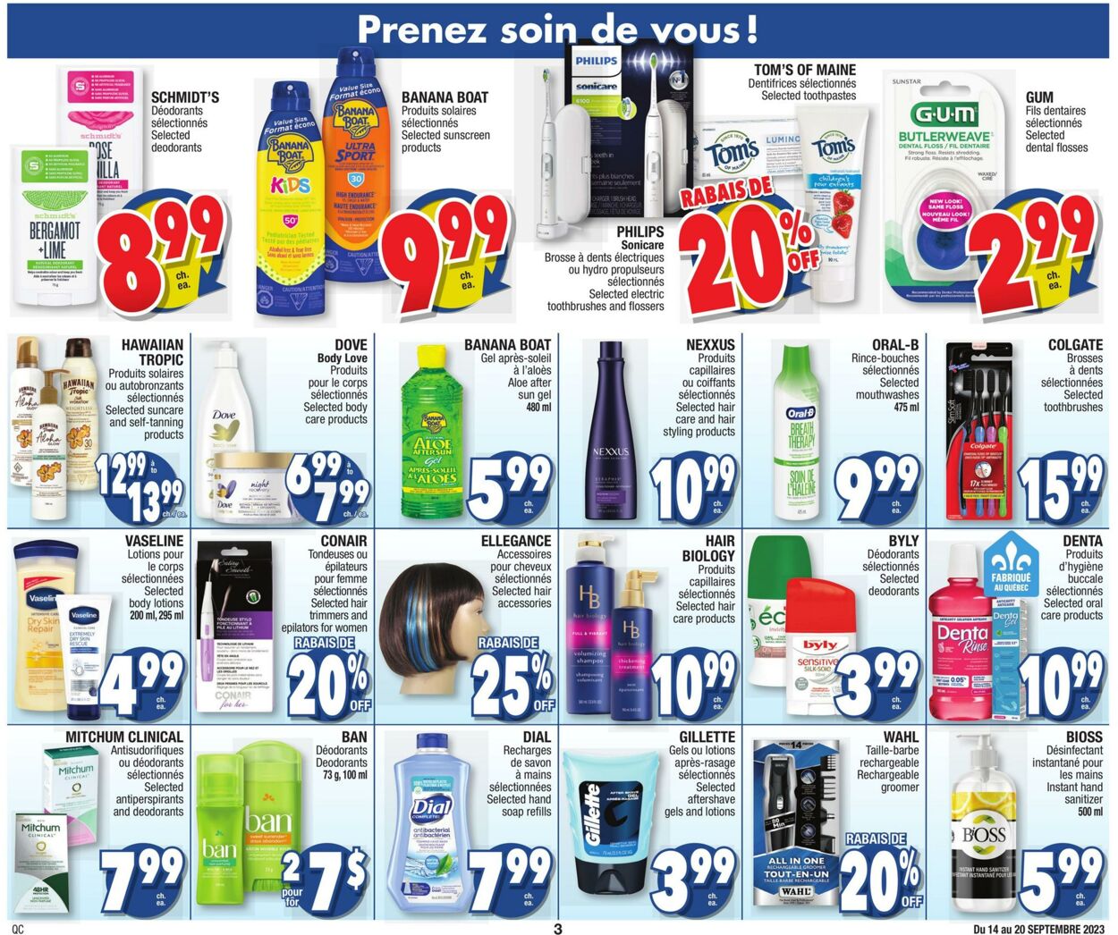 Circulaire Jean Coutu 14.09.2023 - 20.09.2023