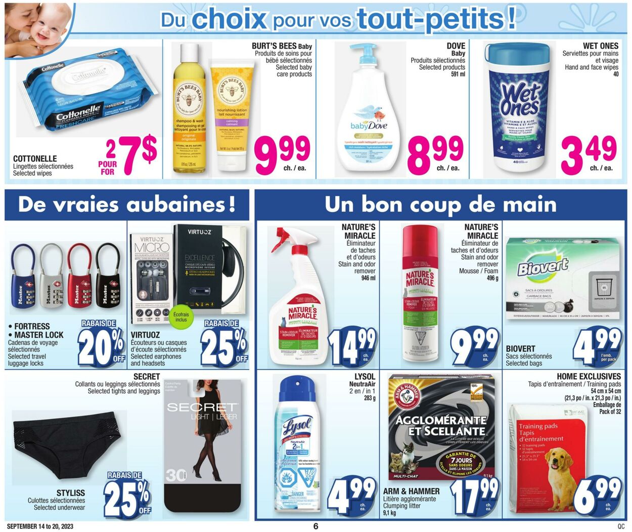 Circulaire Jean Coutu 14.09.2023 - 20.09.2023