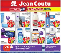 Circulaire Jean Coutu 11.07.2024 - 17.07.2024