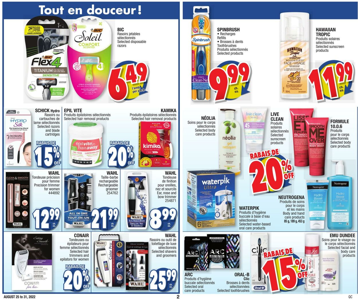 Circulaire Jean Coutu 25.08.2022 - 31.08.2022