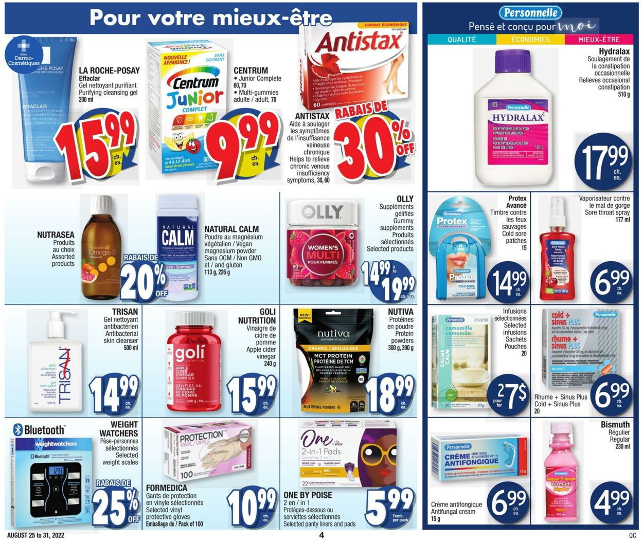 Circulaire Jean Coutu 25.08.2022 - 31.08.2022