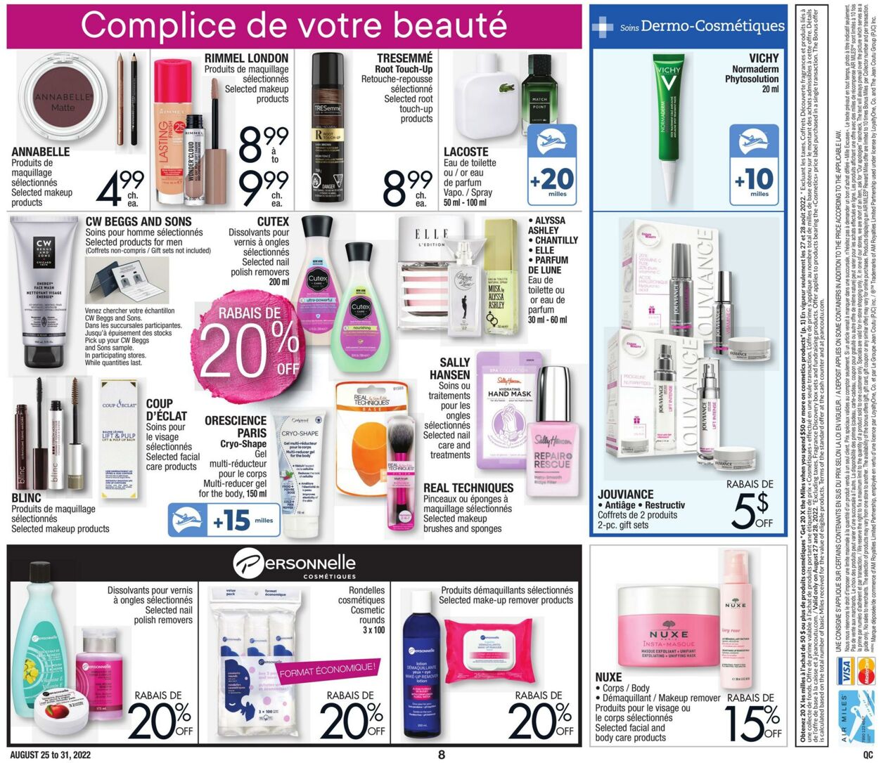 Circulaire Jean Coutu 25.08.2022 - 31.08.2022