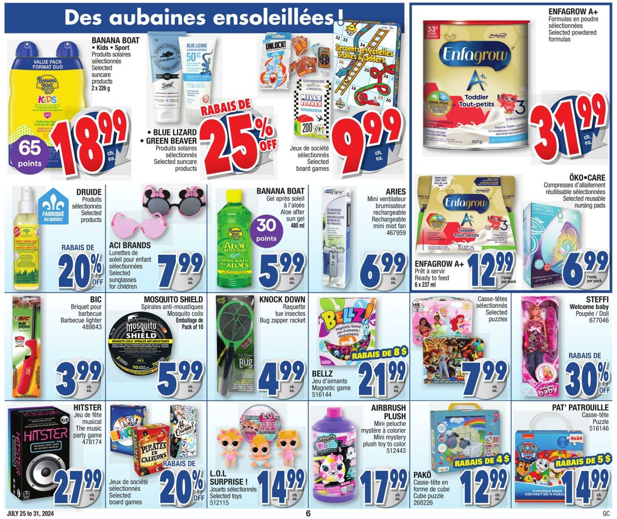 Circulaire Jean Coutu 25.07.2024 - 31.07.2024