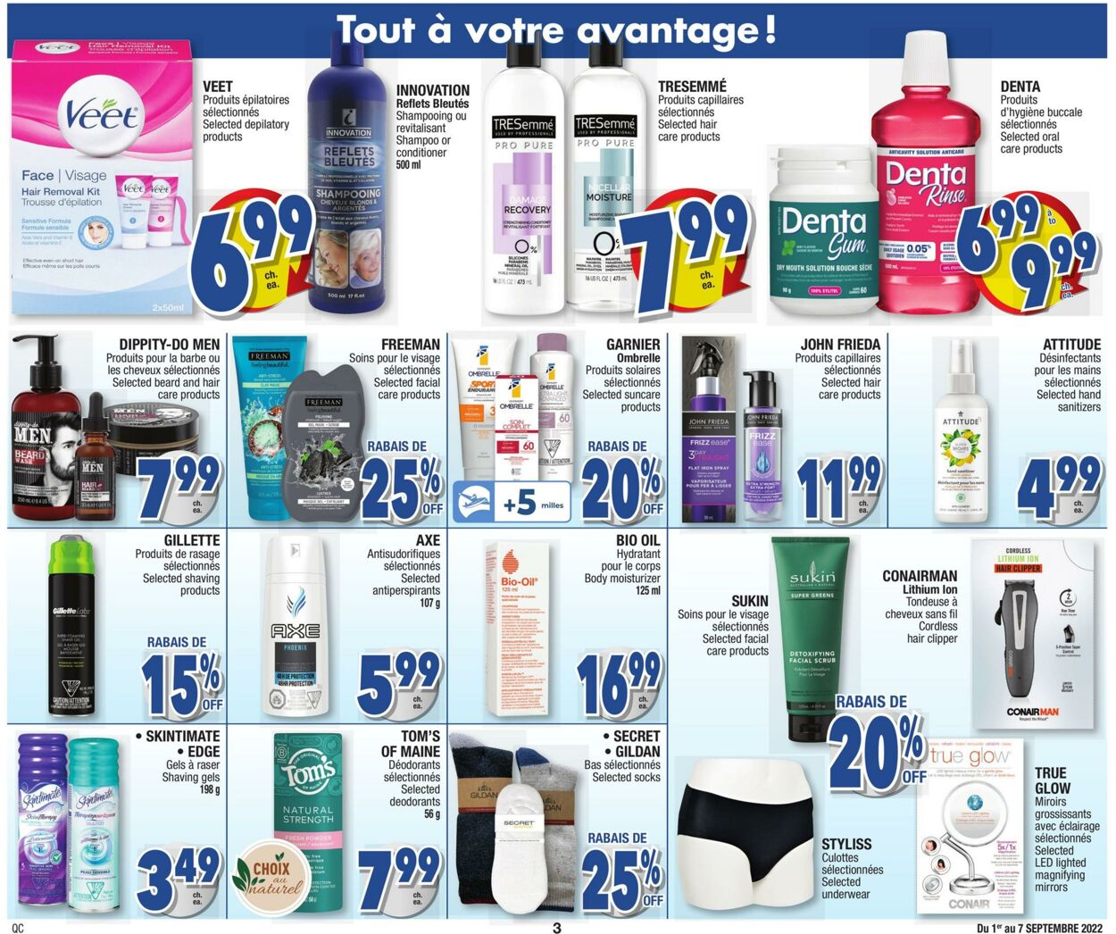 Circulaire Jean Coutu 01.09.2022 - 07.09.2022