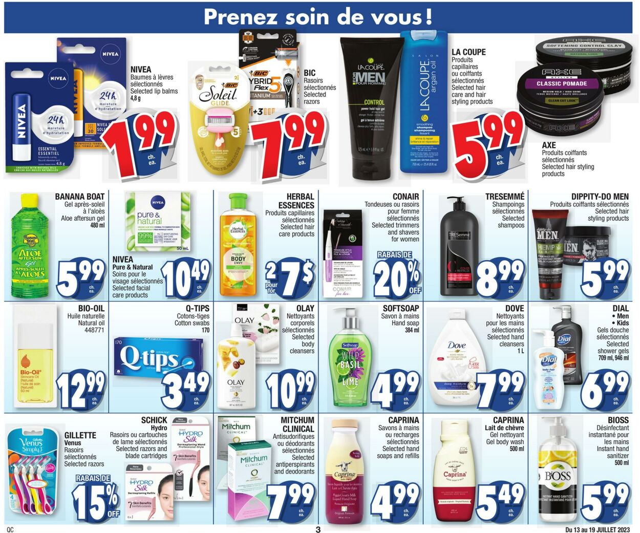 Circulaire Jean Coutu 13.07.2023 - 19.07.2023