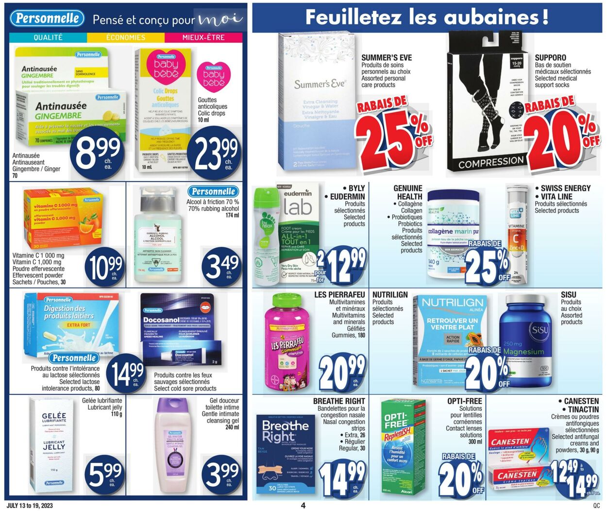 Circulaire Jean Coutu 13.07.2023 - 19.07.2023