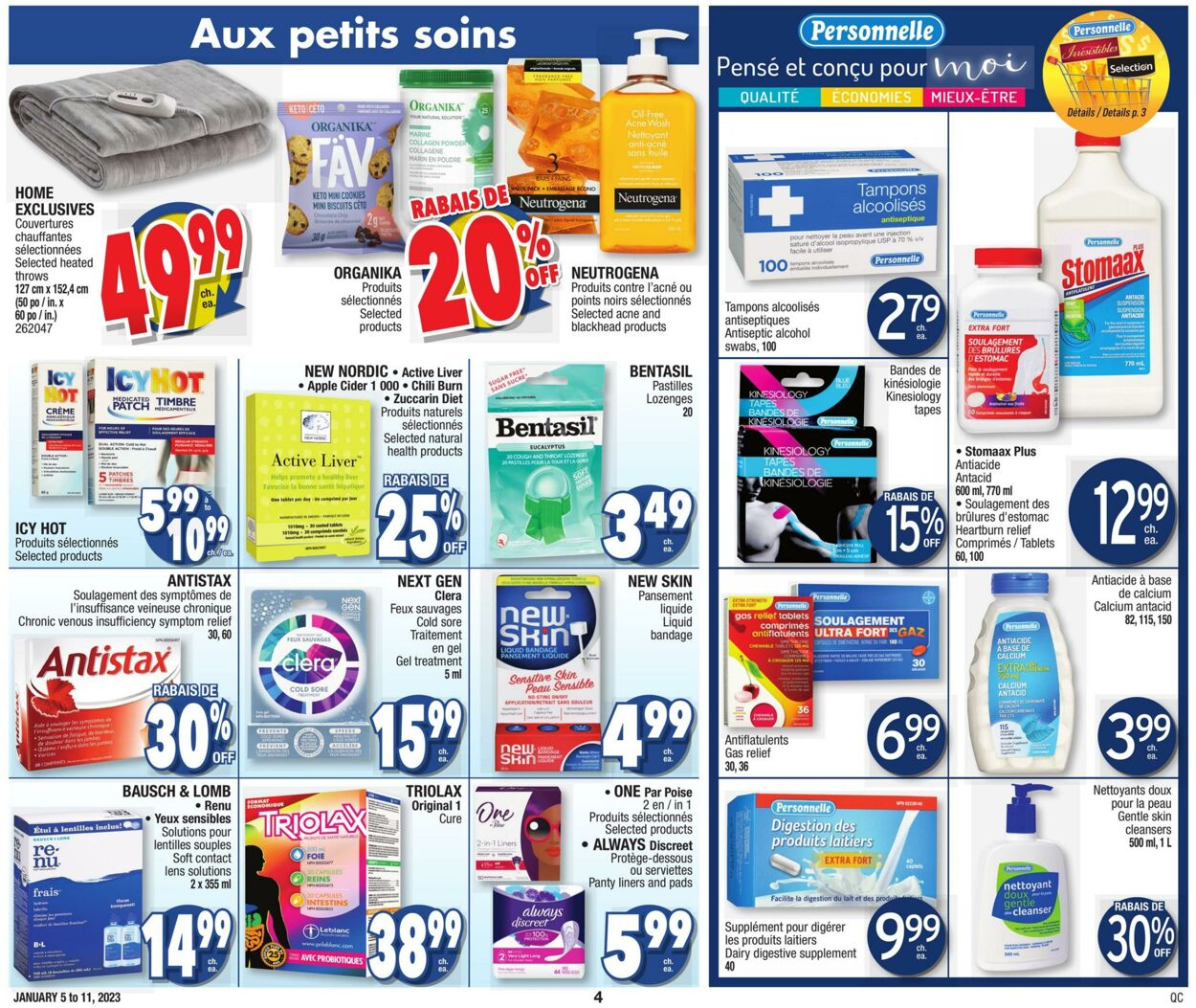 Circulaire Jean Coutu 05.01.2023 - 11.01.2023