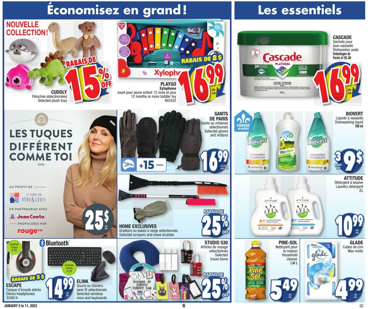 Circulaire Jean Coutu 05.01.2023 - 11.01.2023