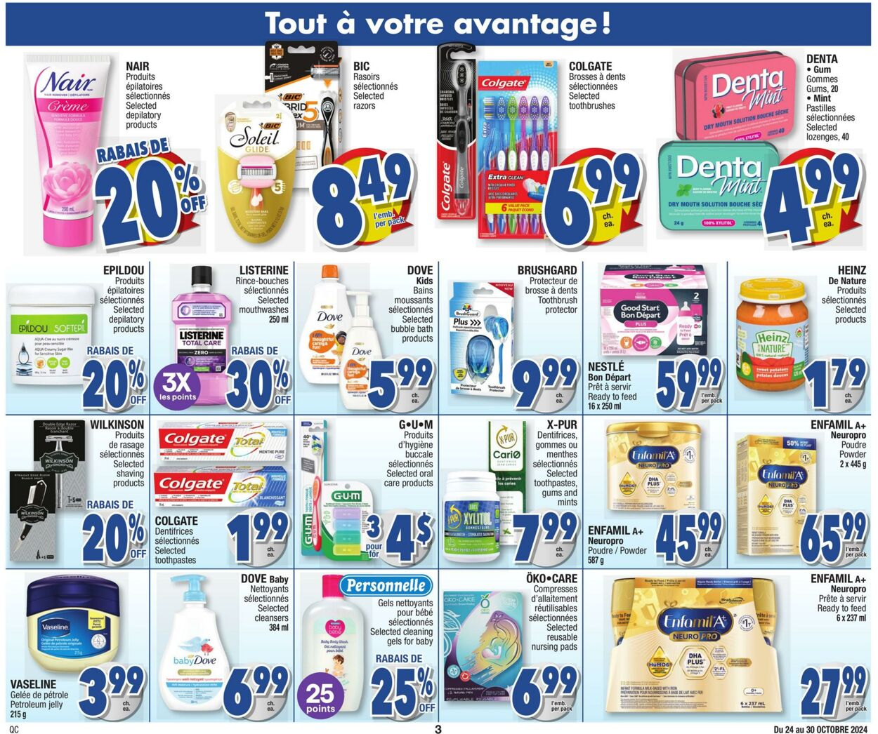 Circulaire Jean Coutu 24.10.2024 - 30.10.2024