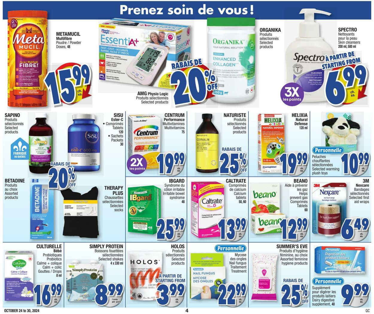 Circulaire Jean Coutu 24.10.2024 - 30.10.2024