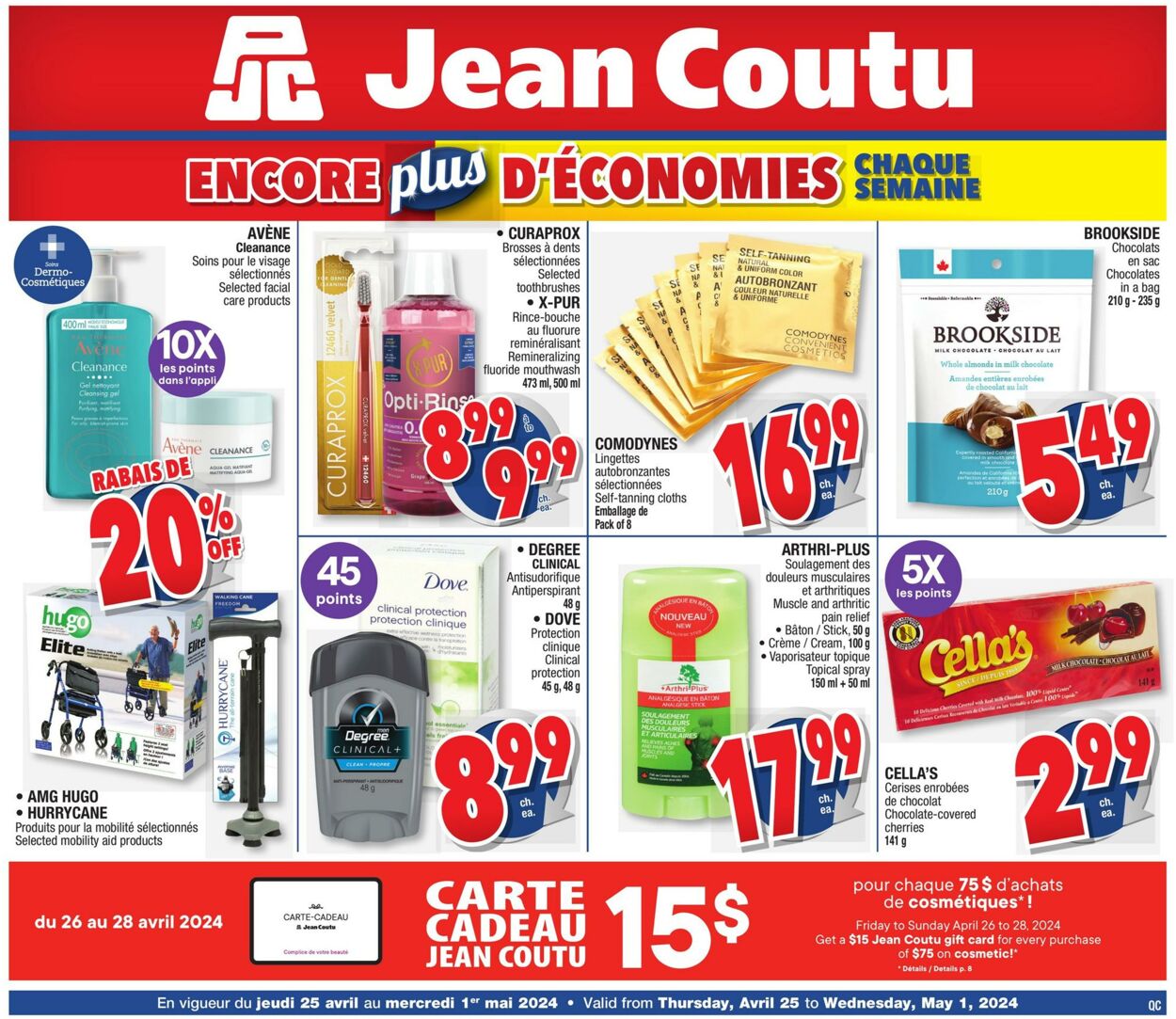 Circulaire Jean Coutu 25.04.2024 - 01.05.2024