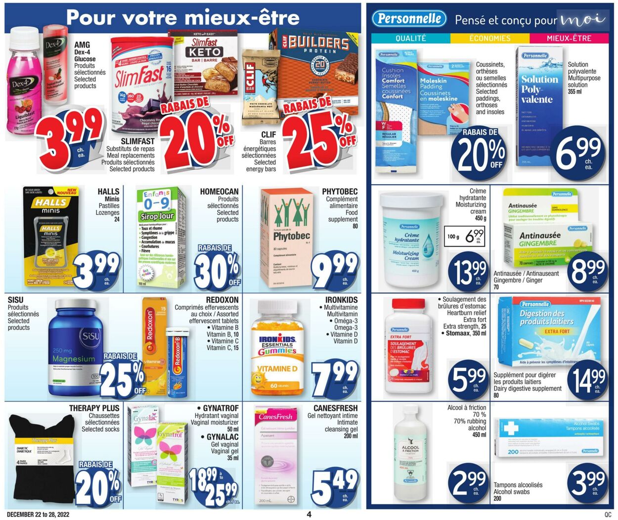 Circulaire Jean Coutu 22.12.2022 - 28.12.2022