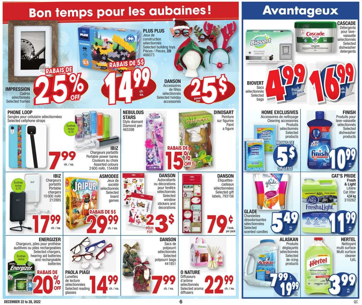 Circulaire Jean Coutu 22.12.2022 - 28.12.2022