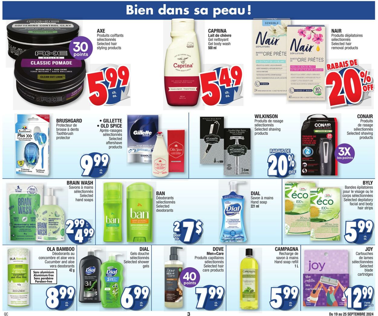 Circulaire Jean Coutu 19.09.2024 - 25.09.2024