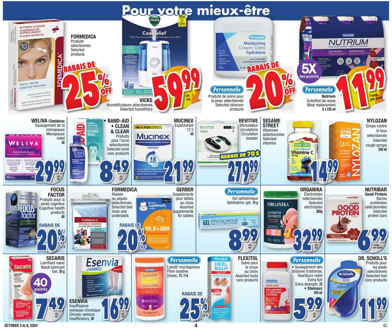 Circulaire Jean Coutu 03.10.2024 - 09.10.2024