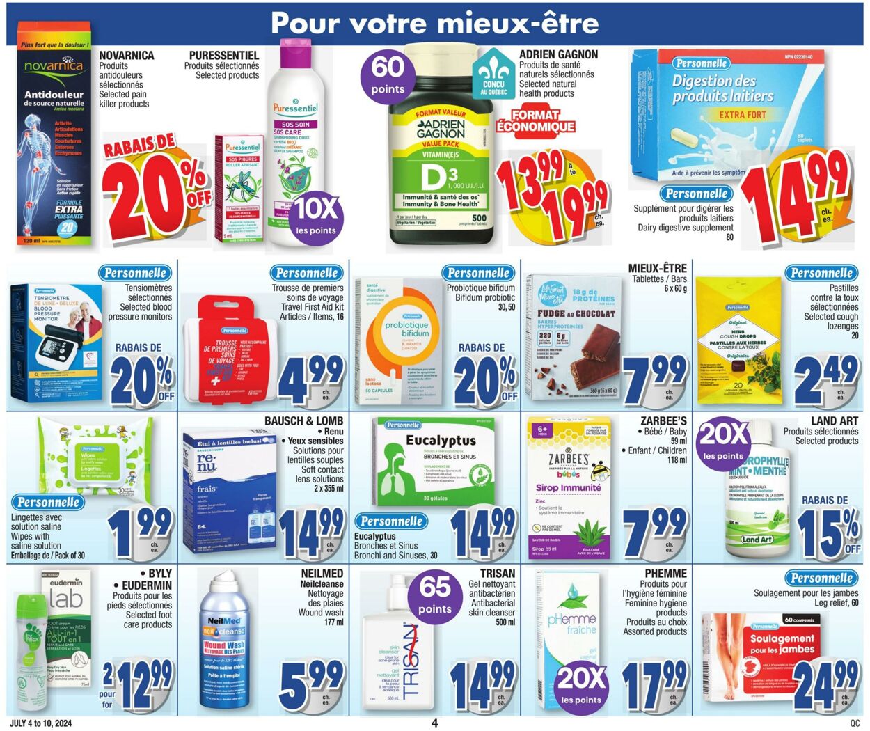 Circulaire Jean Coutu 04.07.2024 - 10.07.2024