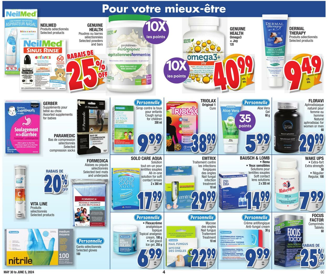 Circulaire Jean Coutu 30.05.2024 - 05.06.2024