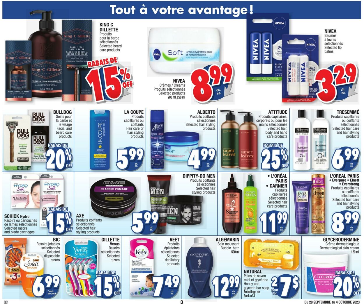 Circulaire Jean Coutu 28.09.2023 - 05.10.2023