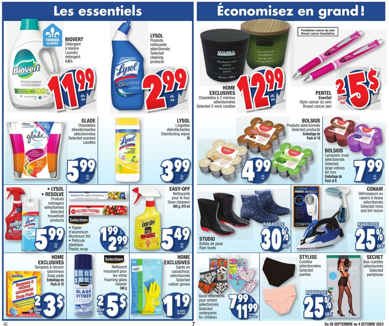 Circulaire Jean Coutu 28.09.2023 - 05.10.2023