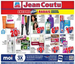 Circulaire Jean Coutu 07.09.2023 - 20.09.2023