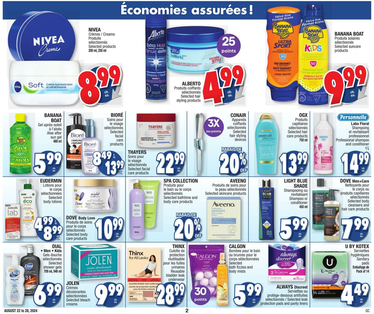 Circulaire Jean Coutu 22.08.2024 - 28.08.2024