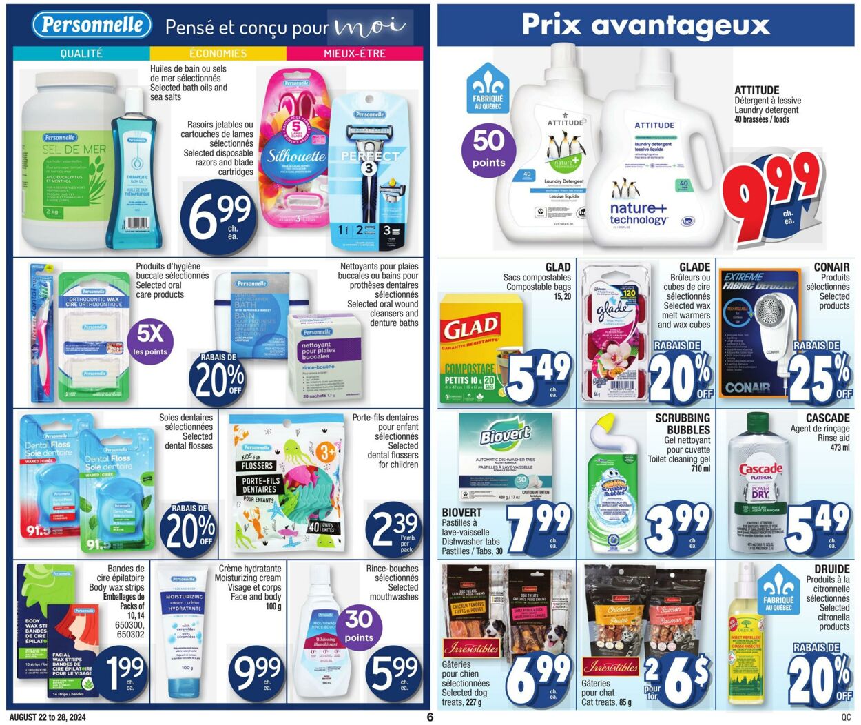 Circulaire Jean Coutu 22.08.2024 - 28.08.2024