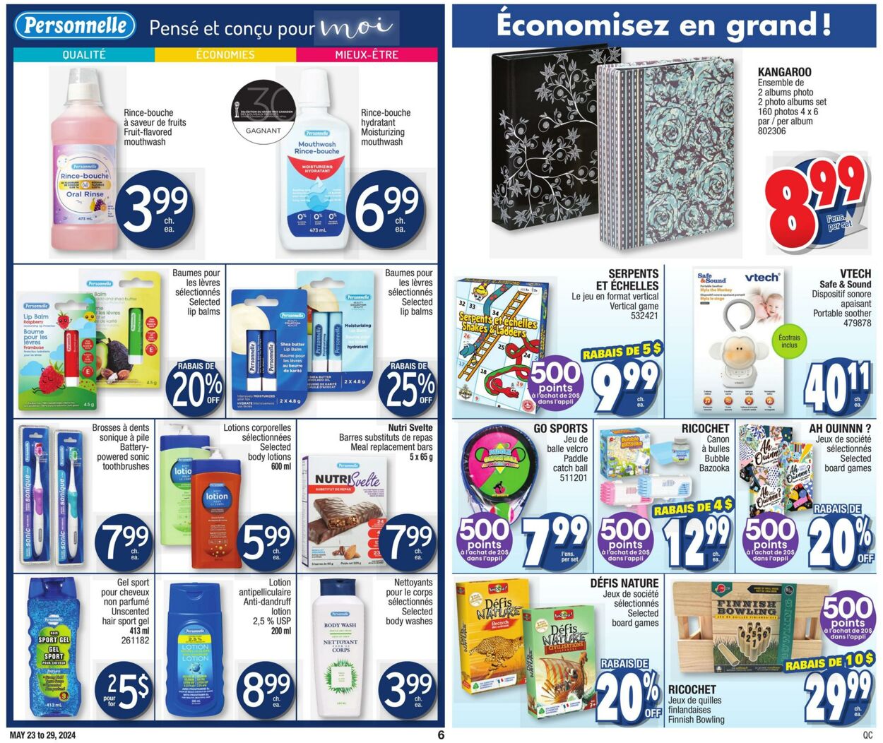 Circulaire Jean Coutu 23.05.2024 - 29.05.2024