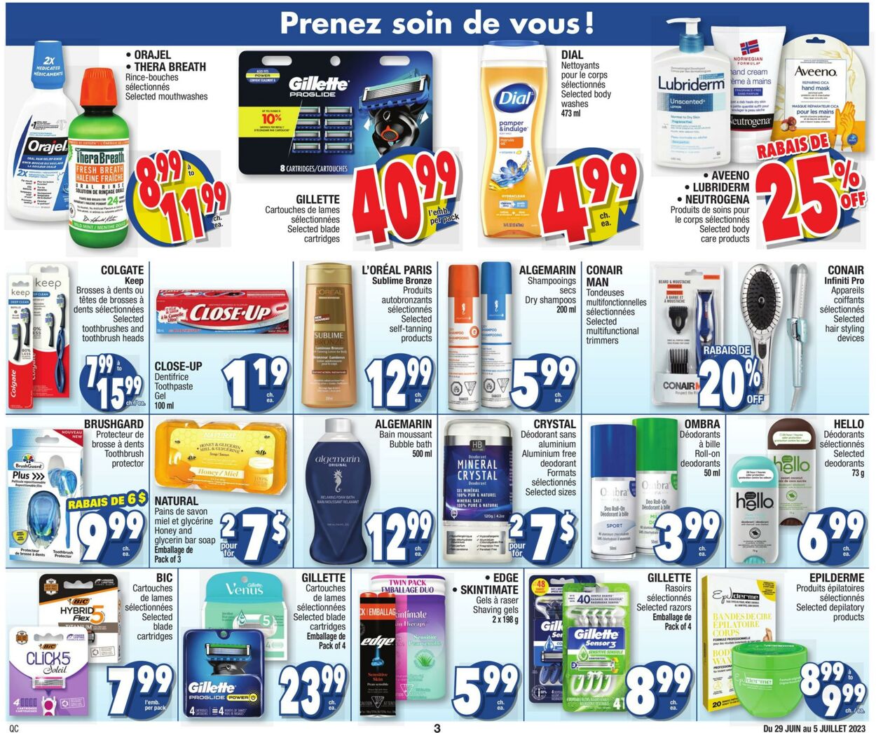 Circulaire Jean Coutu 29.06.2023 - 05.07.2023