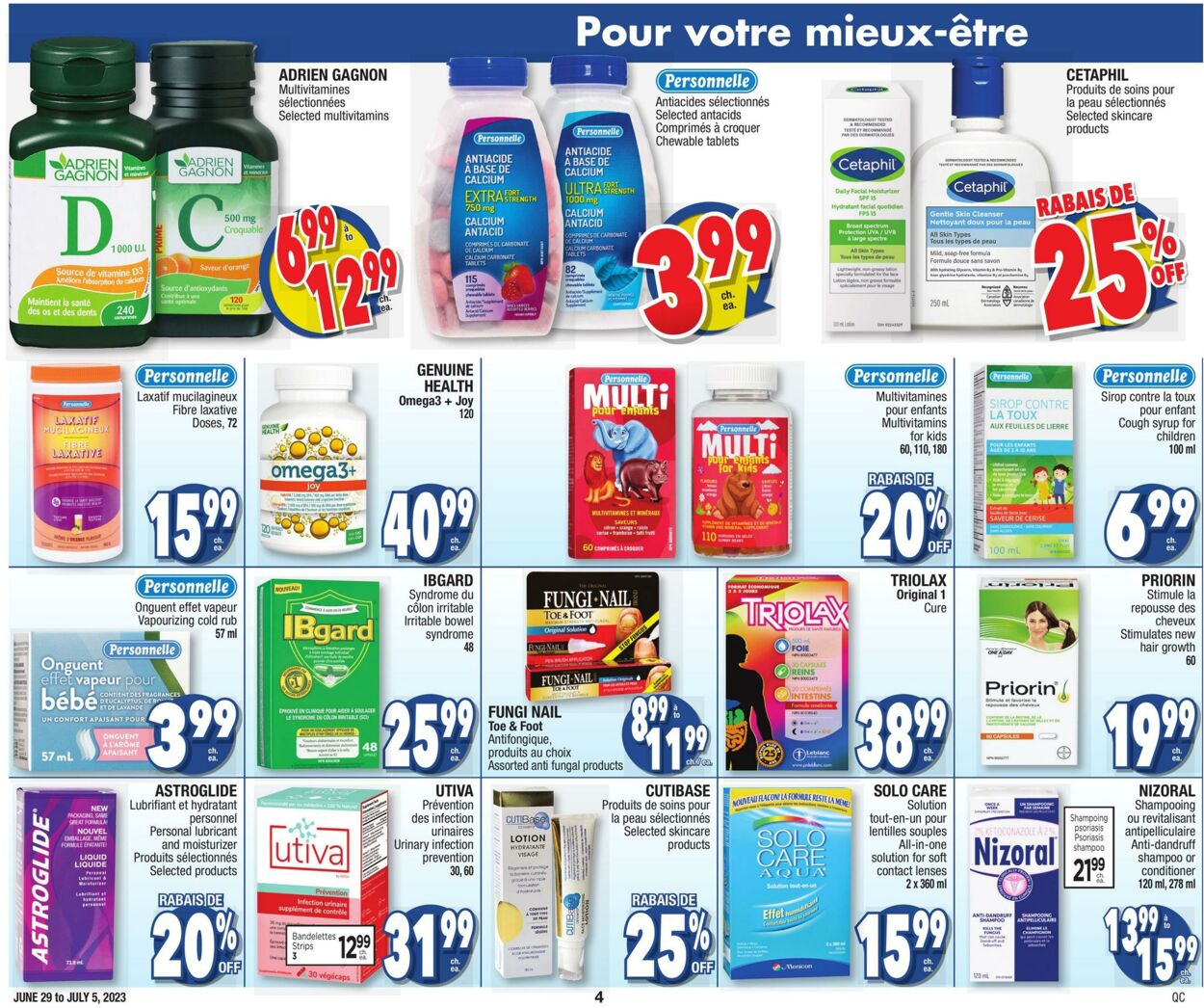 Circulaire Jean Coutu 29.06.2023 - 05.07.2023