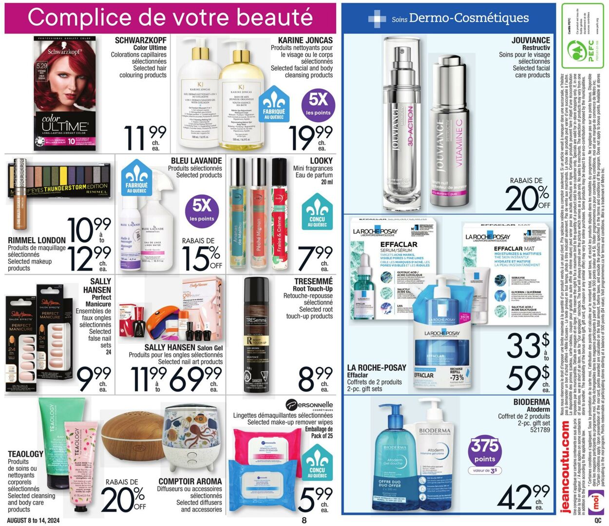 Circulaire Jean Coutu 08.08.2024 - 14.08.2024