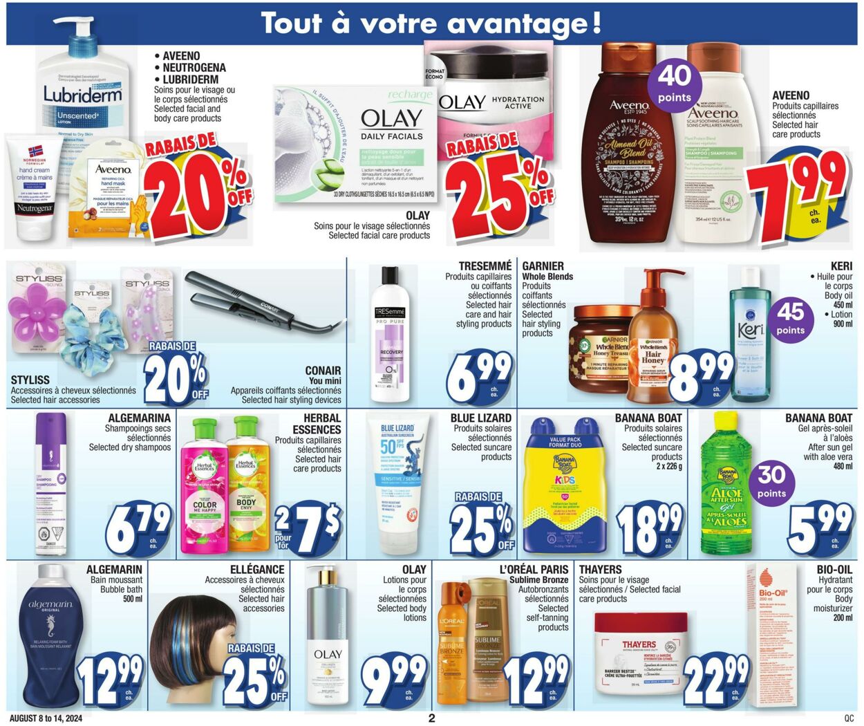 Circulaire Jean Coutu 08.08.2024 - 14.08.2024