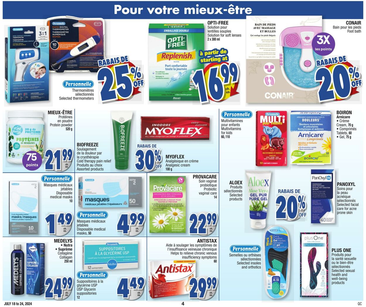 Circulaire Jean Coutu 18.07.2024 - 24.07.2024