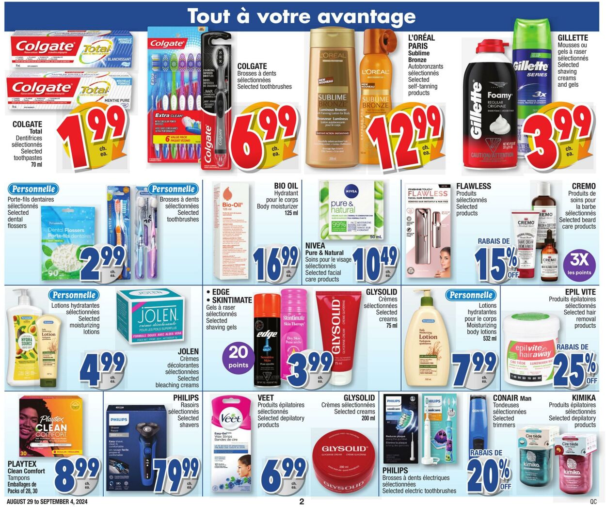 Circulaire Jean Coutu 29.08.2024 - 04.09.2024