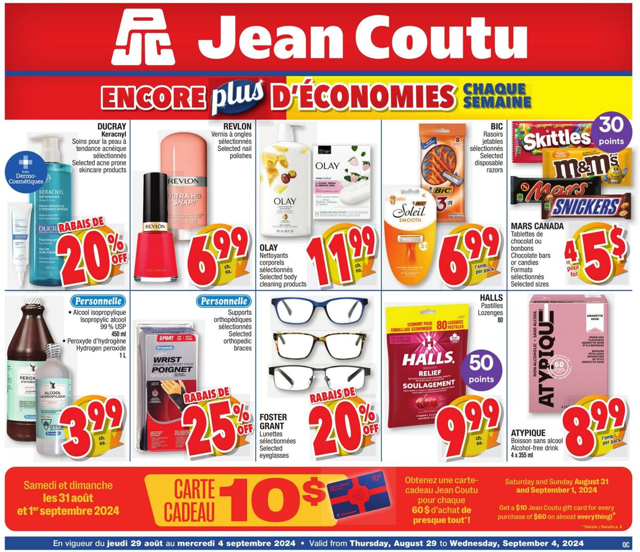 Circulaire Jean Coutu 29.08.2024 - 04.09.2024