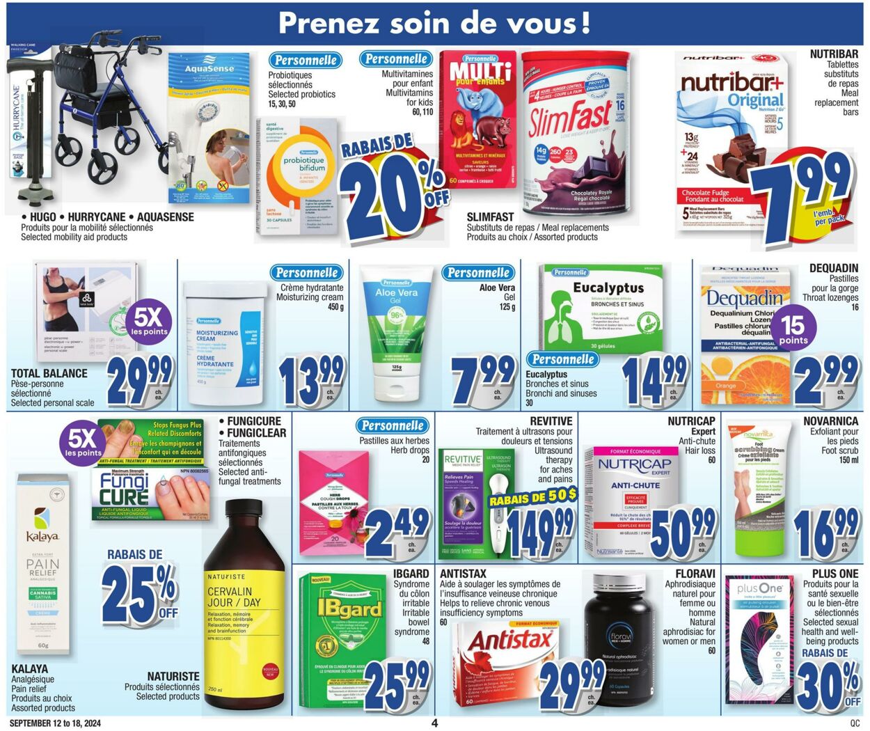 Circulaire Jean Coutu 12.09.2024 - 18.09.2024