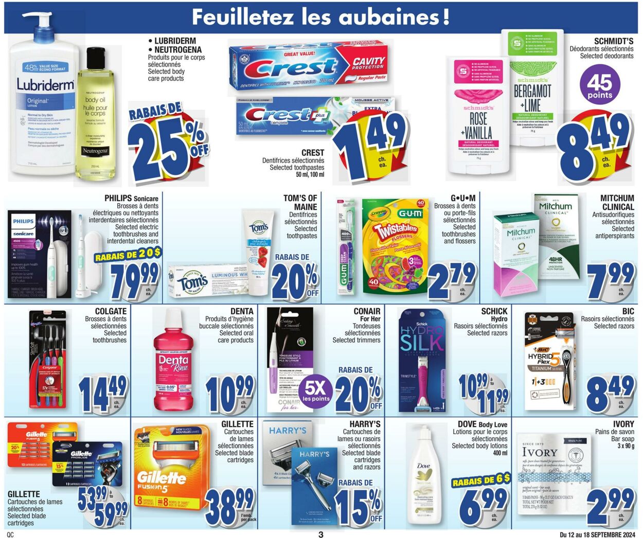 Circulaire Jean Coutu 12.09.2024 - 18.09.2024