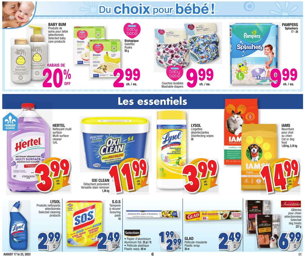 Circulaire Jean Coutu 17.08.2023 - 23.08.2023