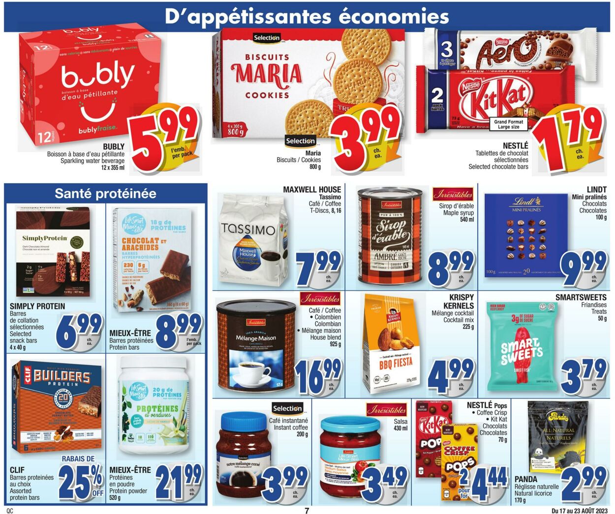 Circulaire Jean Coutu 17.08.2023 - 23.08.2023