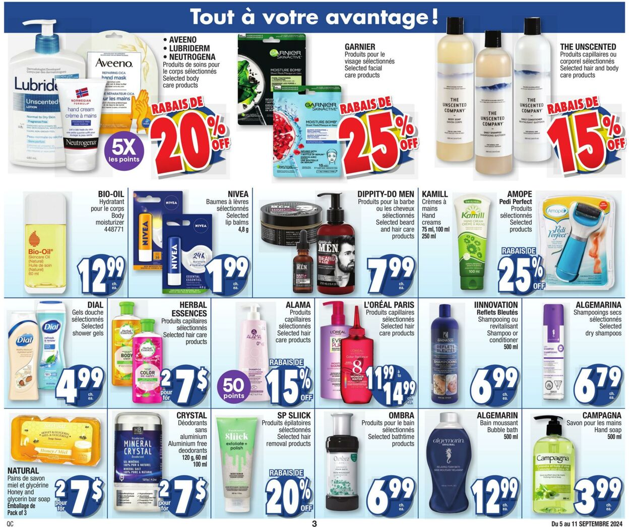 Circulaire Jean Coutu 05.09.2024 - 11.09.2024