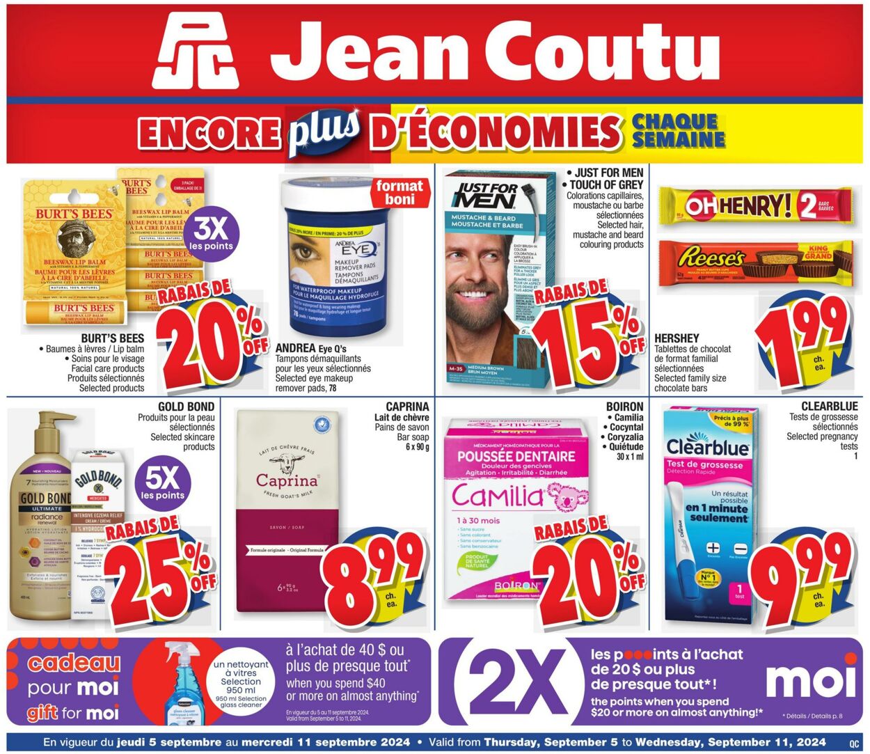 Circulaire Jean Coutu 05.09.2024 - 11.09.2024