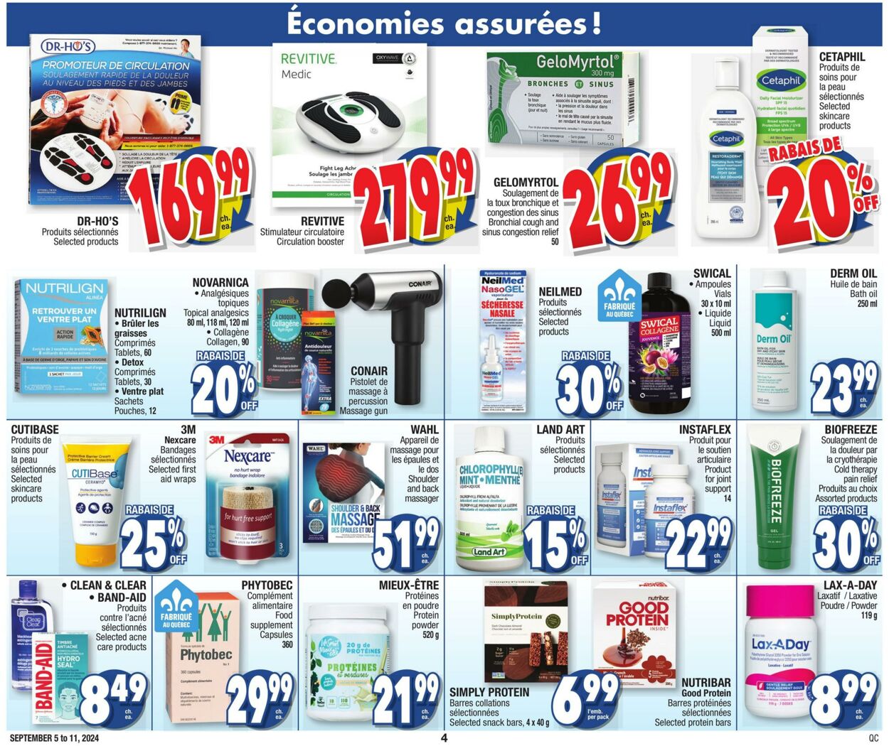 Circulaire Jean Coutu 05.09.2024 - 11.09.2024