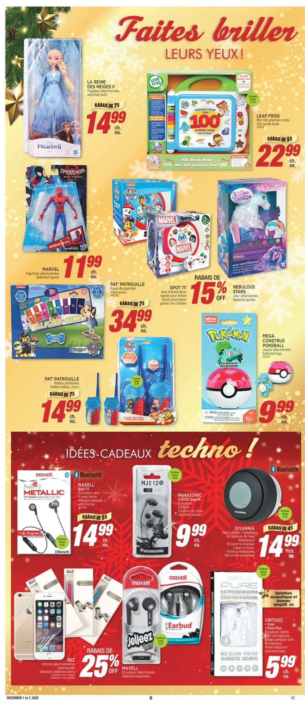 Circulaire Jean Coutu 01.12.2022 - 07.12.2022